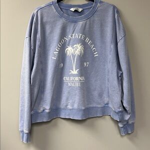 Primark Sweatshirt Lagoon State Beach Extra Large